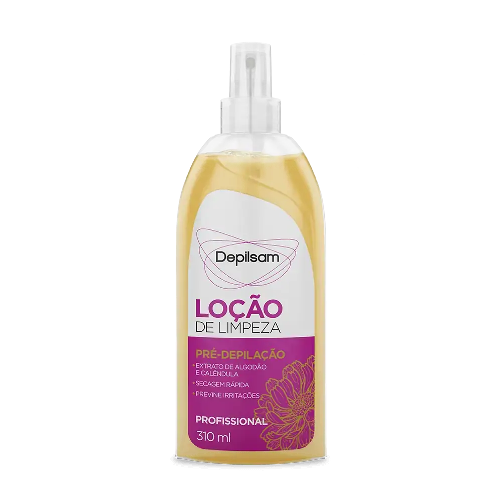 Loção De Limpeza Pré Depilação Depilsam Frasco 310ml Spray