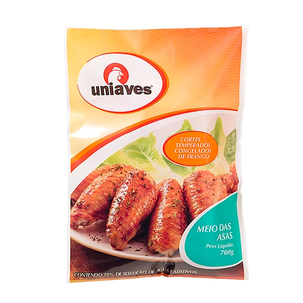 Meio Da Asa Uniaves 700g Temp