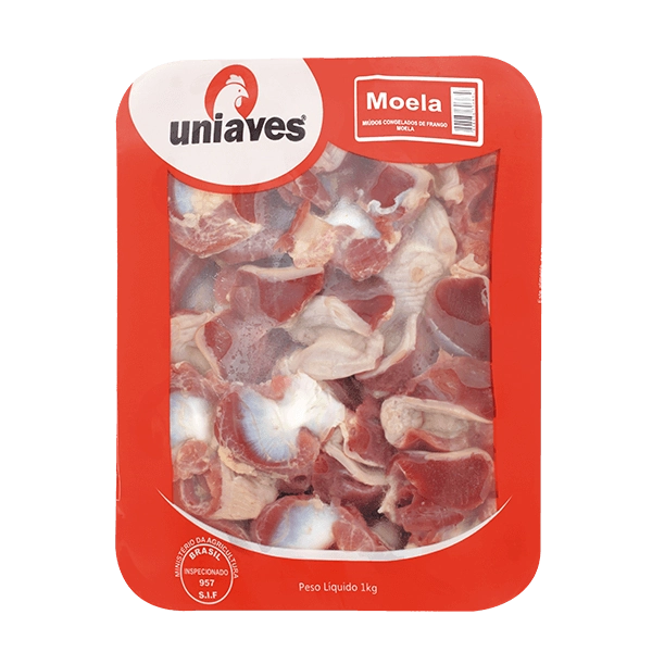 Moela Frango Bdj Uniaves 1kg