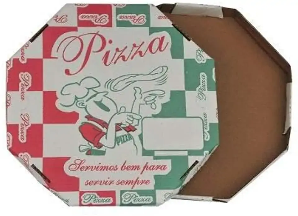 Forma Pizza Oitavada N25 Bco C/25