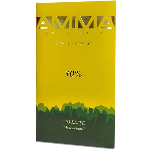 Barra De Chocolate Ao Leite 30 Amma 80g 1 Unidade