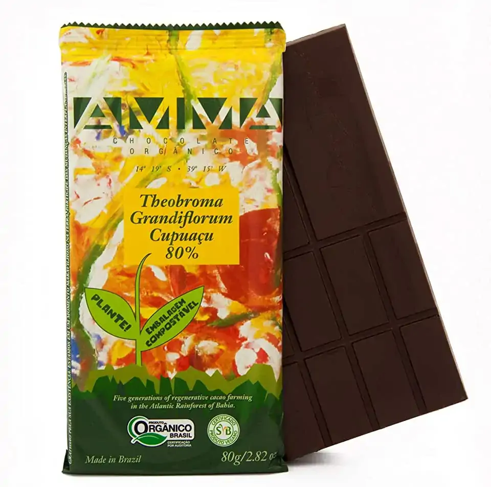 Tablete Chocolate Theobroma Cupuacu 80 80g Amma