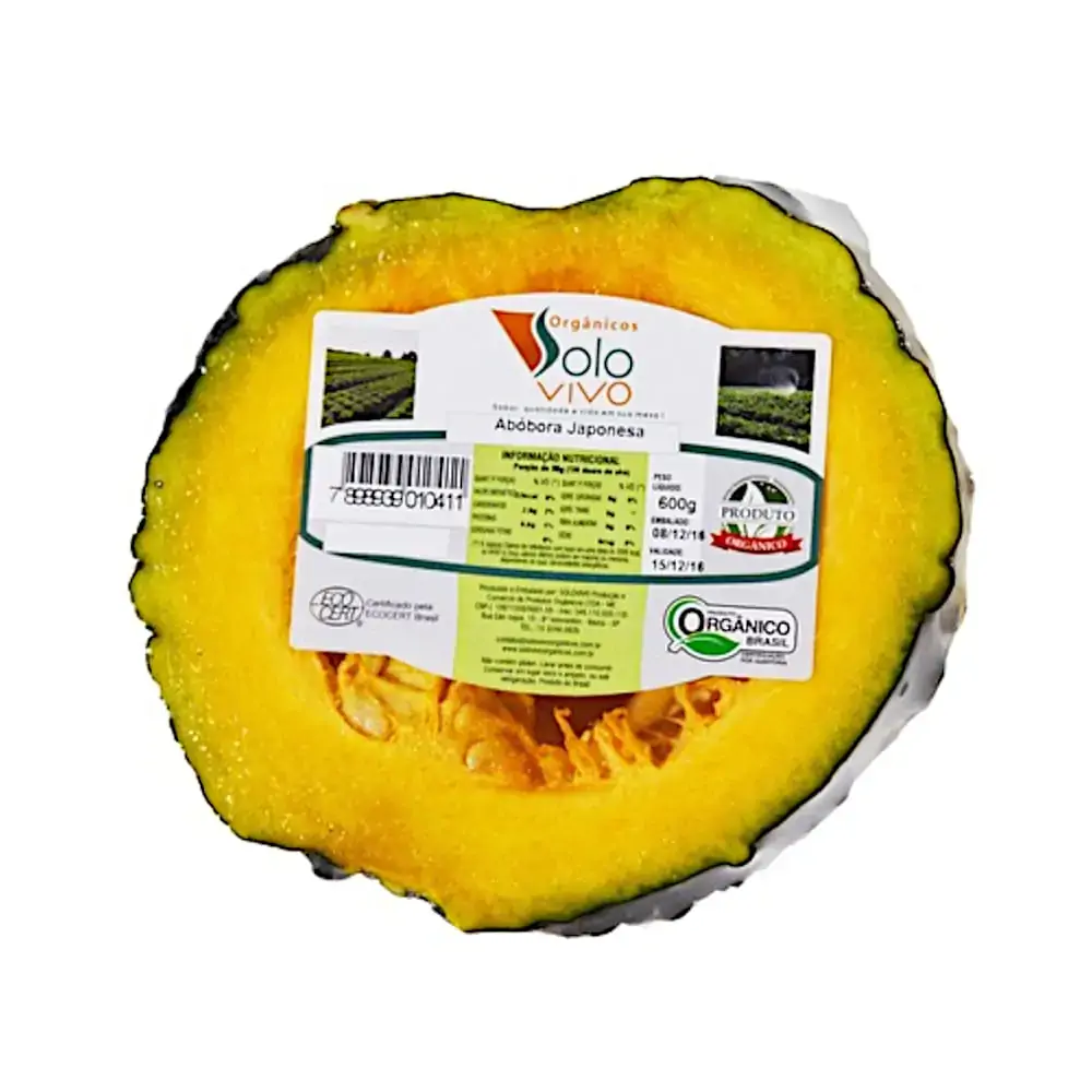 Abobora Japonesa Solo Vivo 600g