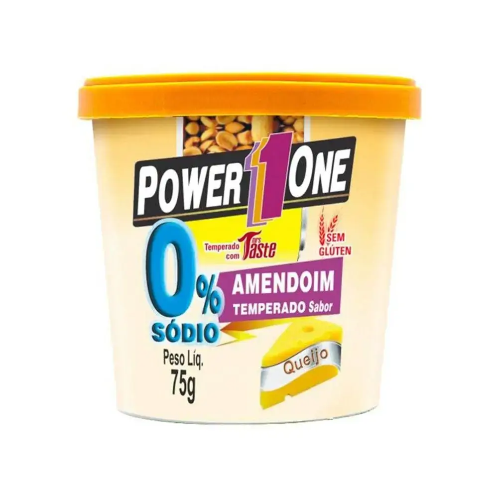 Amendoim Temperado Sabor Lemmon Pepper 75g Power One