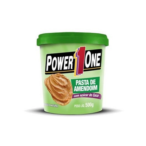 Pasta de Amendoim com Açúcar de Coco 500g Powerone