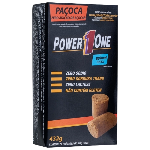 Paçoca Powe One Alimentos