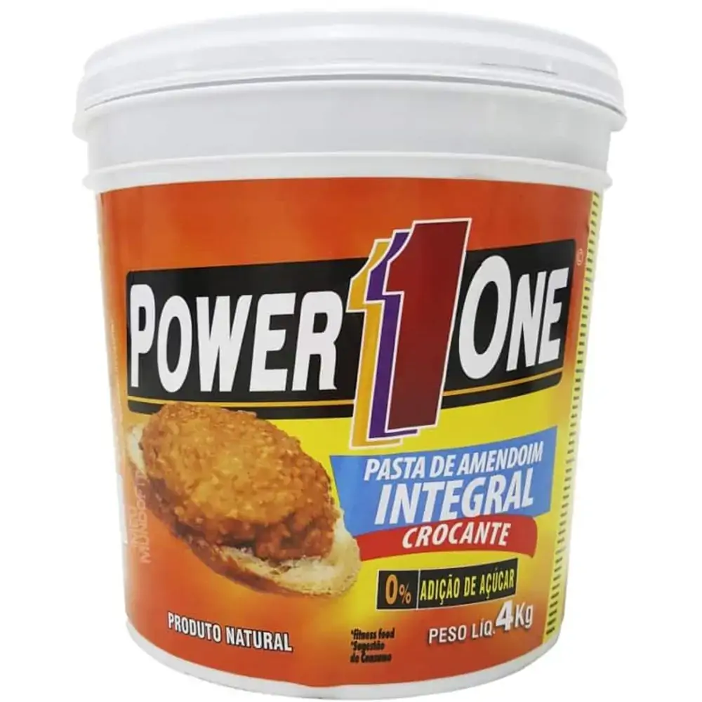 Pasta Amendoim Crocant 4kg Power One