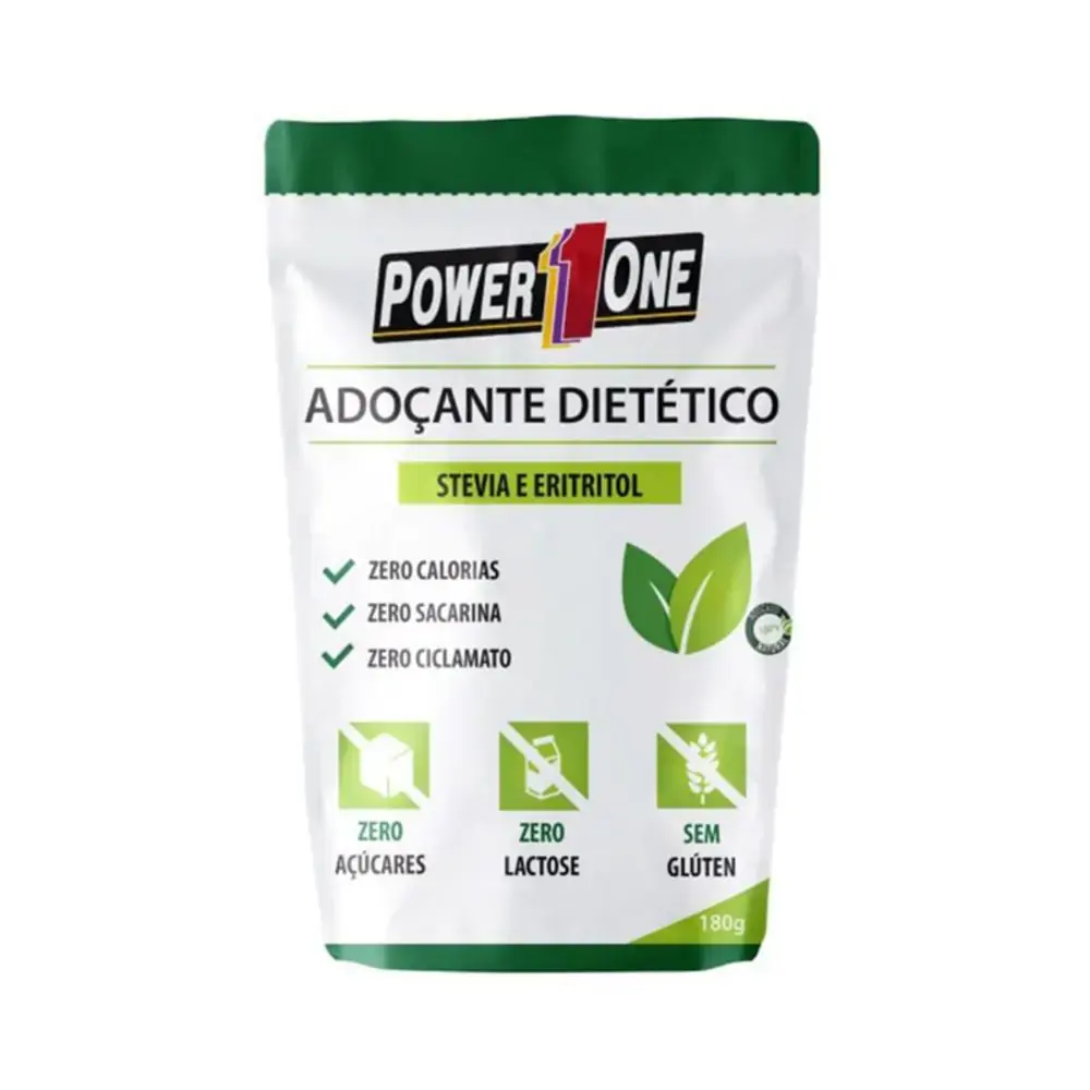 Adoçante Dietetico Stevia E Eritritol 180g Power One