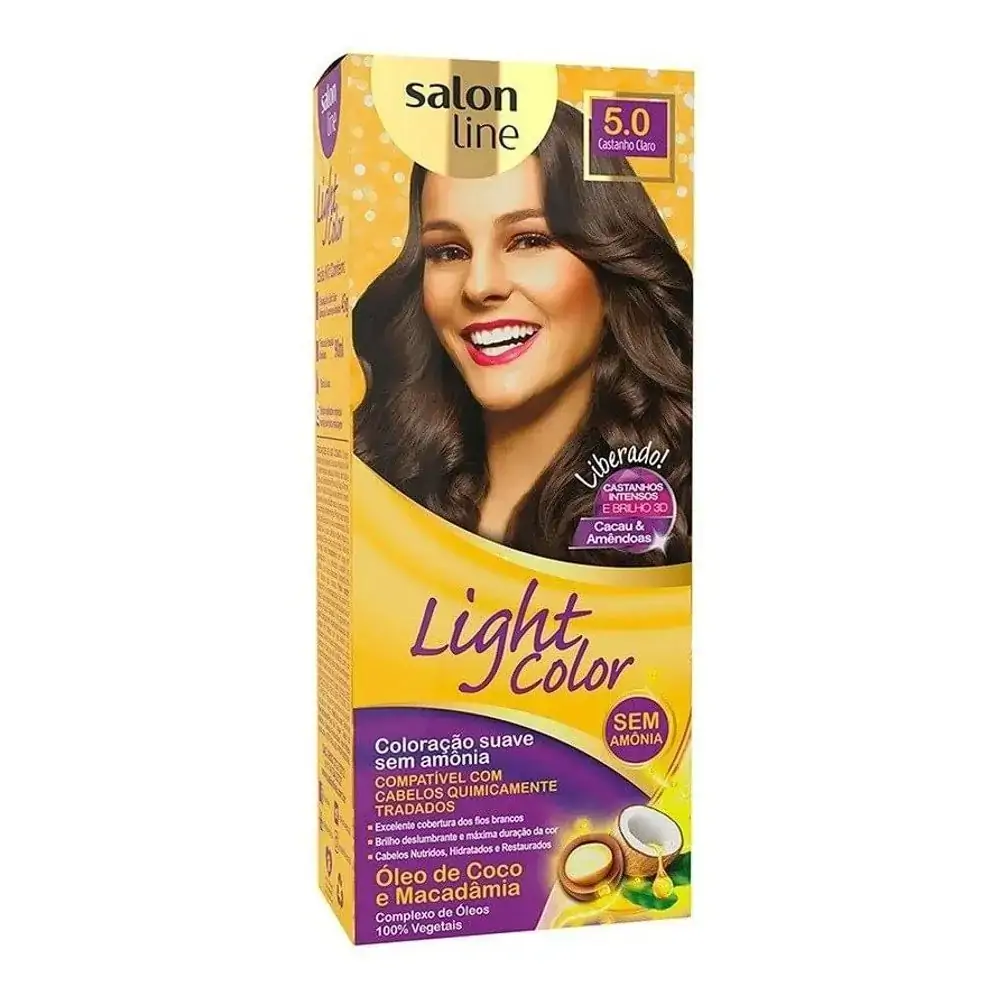 Coloração suave Light Color 5.0 Castanho Claro Salon Line