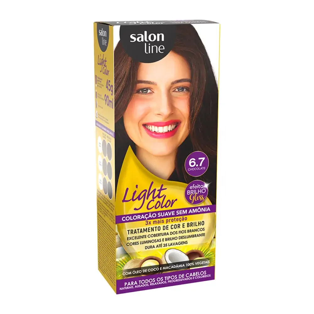 Salon Line Light Color Tonalizante 6.7 Chocolate