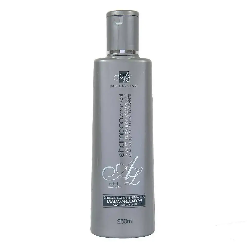 Alpha Line Desamarelador Shampoo Cab Lro/grisalho