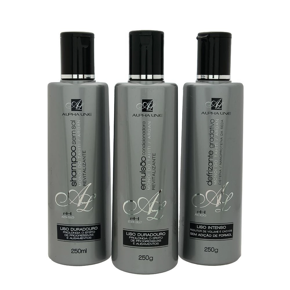 Alpha Line Liso Intenso Kit Defriz Gradativo