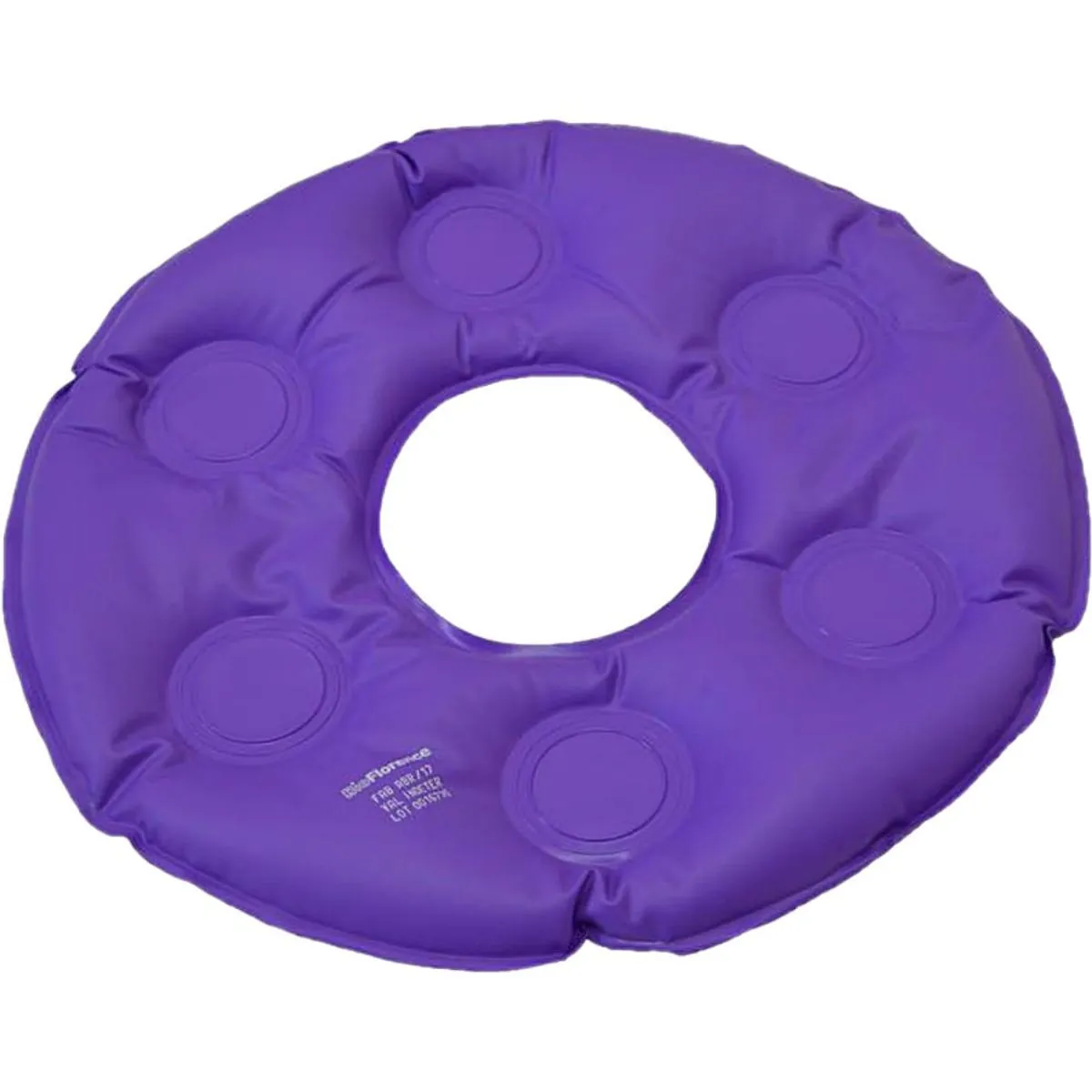 Almofada De Gel Bioflorence - Redonda Caixa De Ovo - Com Orifício - 45 Cm