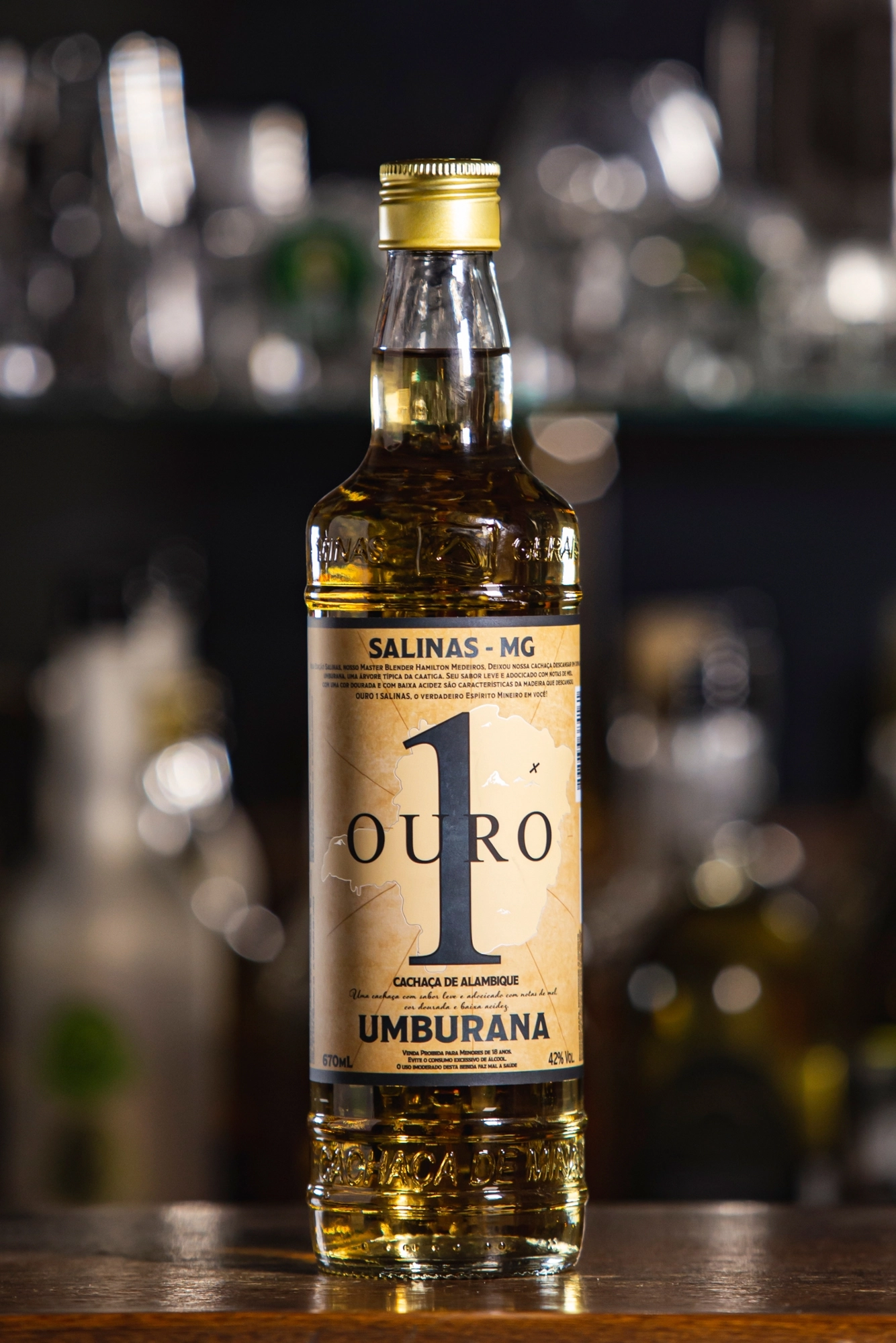 Cachaca Ouro 1 Salinas Umburana 670ml