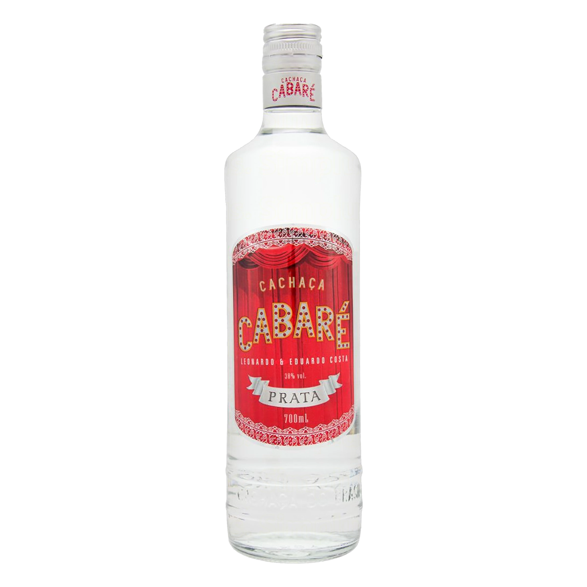 Cachaça Cabaré Prata Garrafa 700ml