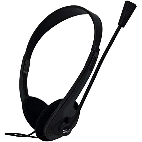 Fone De Ouvido Com Microfone Newlink High Tone Hs302 - Call Center Preto