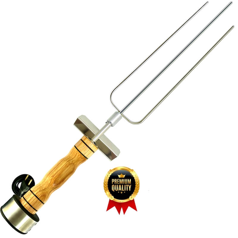 Espeto Giratório Elétrico Premium Churrasco Inox 220v Eg0