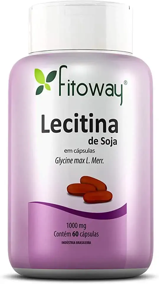 Lecitina De Soja 1000mg 60 Cápsulas Fitoway
