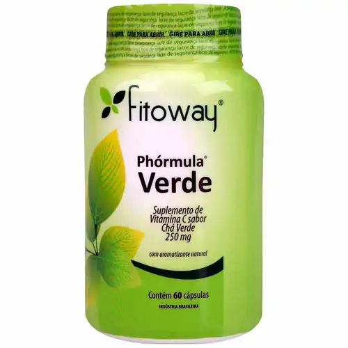 Phórmula Verde Com Vitamina C 60 Cápsulas Fitoway