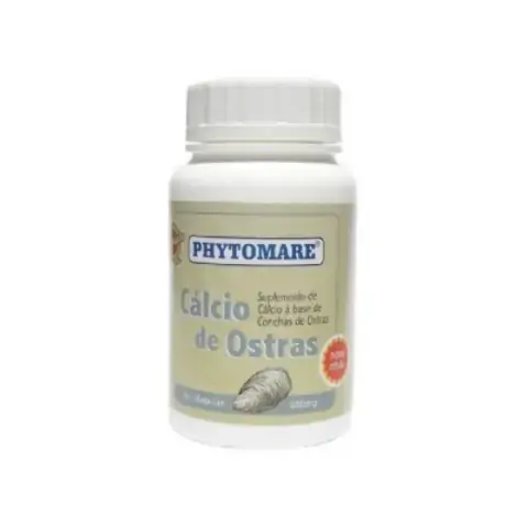 Calcio De Ostras 650mg Com 60 Capsulas