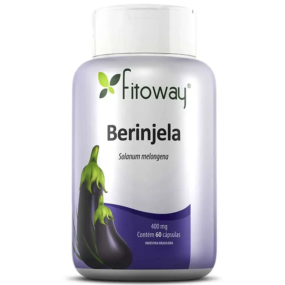 Berinjela 400mg 60 Cápsulas Fitoway