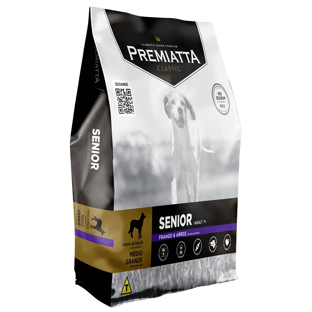 Ração Premiatta Classic Senior para Cães com mais de 7 anos de Raças Médias e Grandes - Gran Premiatta (15 kg)