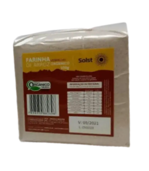 Farinha De Arroz Integral Organica 500g Geral