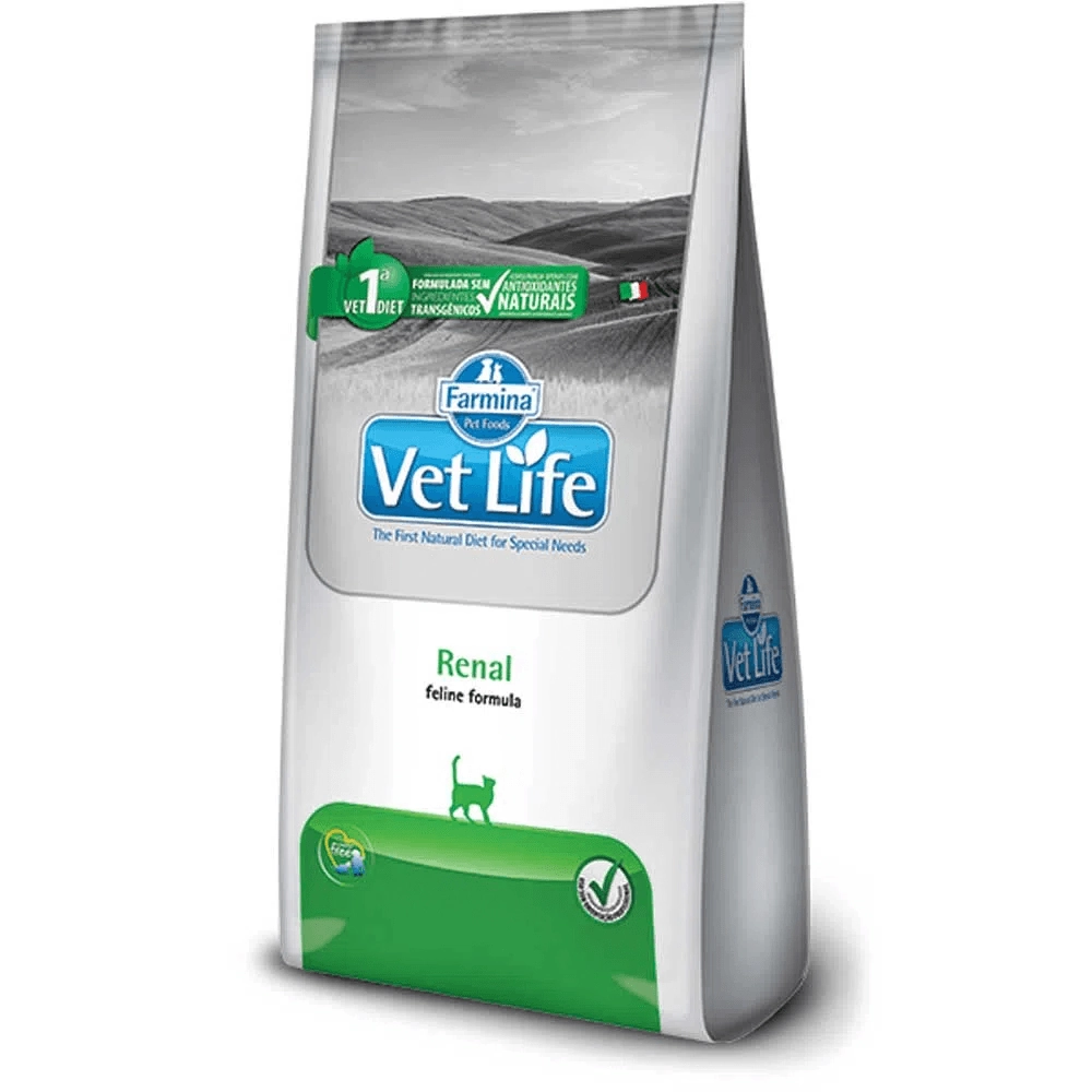 Ração Vet Life Renal Para Gatos Adultos