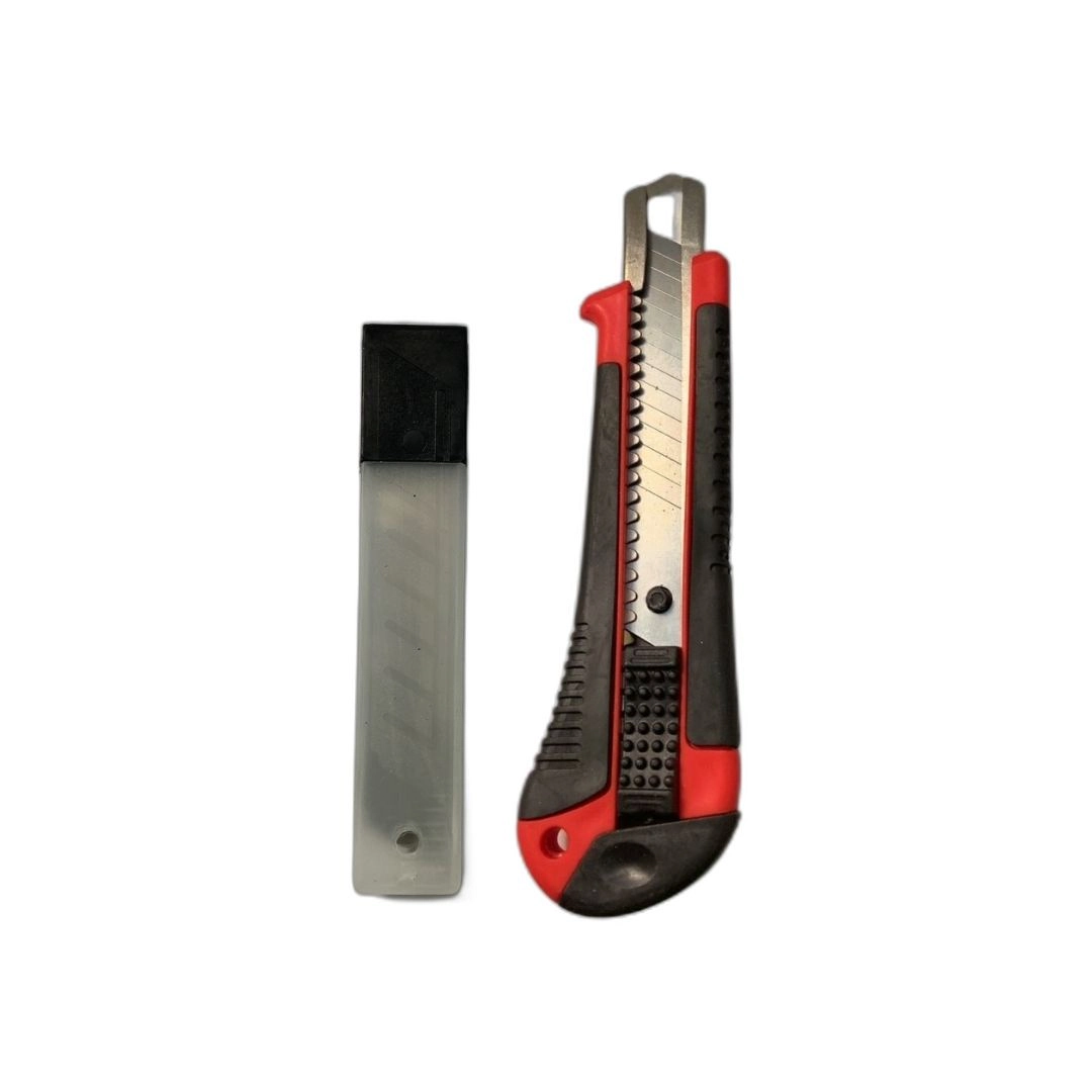 Estilete Office Multiuso C/ Trava Xtrad C/ 3 Recargas De 18mm Xt2181