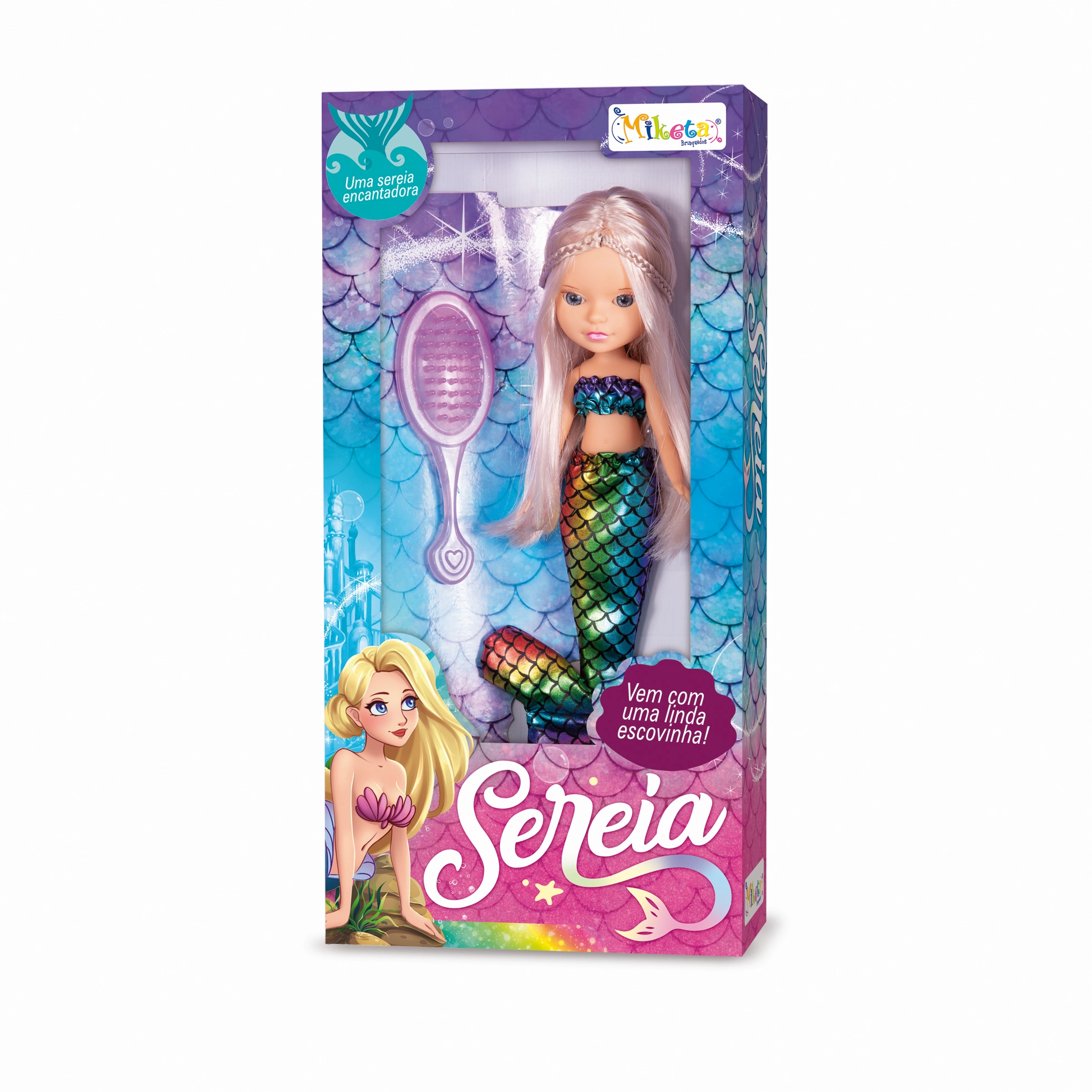 Boneca Sereia 1132 Miketa