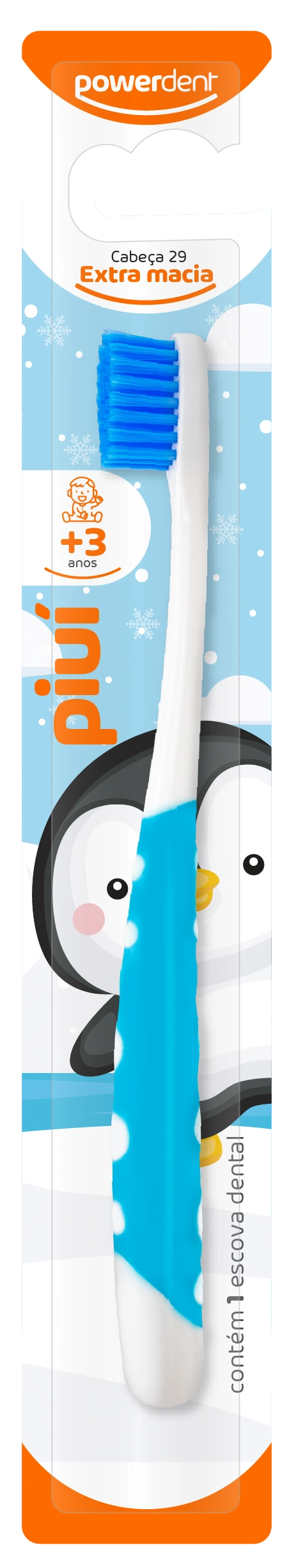 Escova Dental Infantil Piui