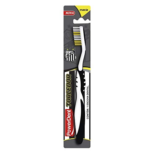 Escova Dental Powerdent Torcedor Santos Macia Ref.1078