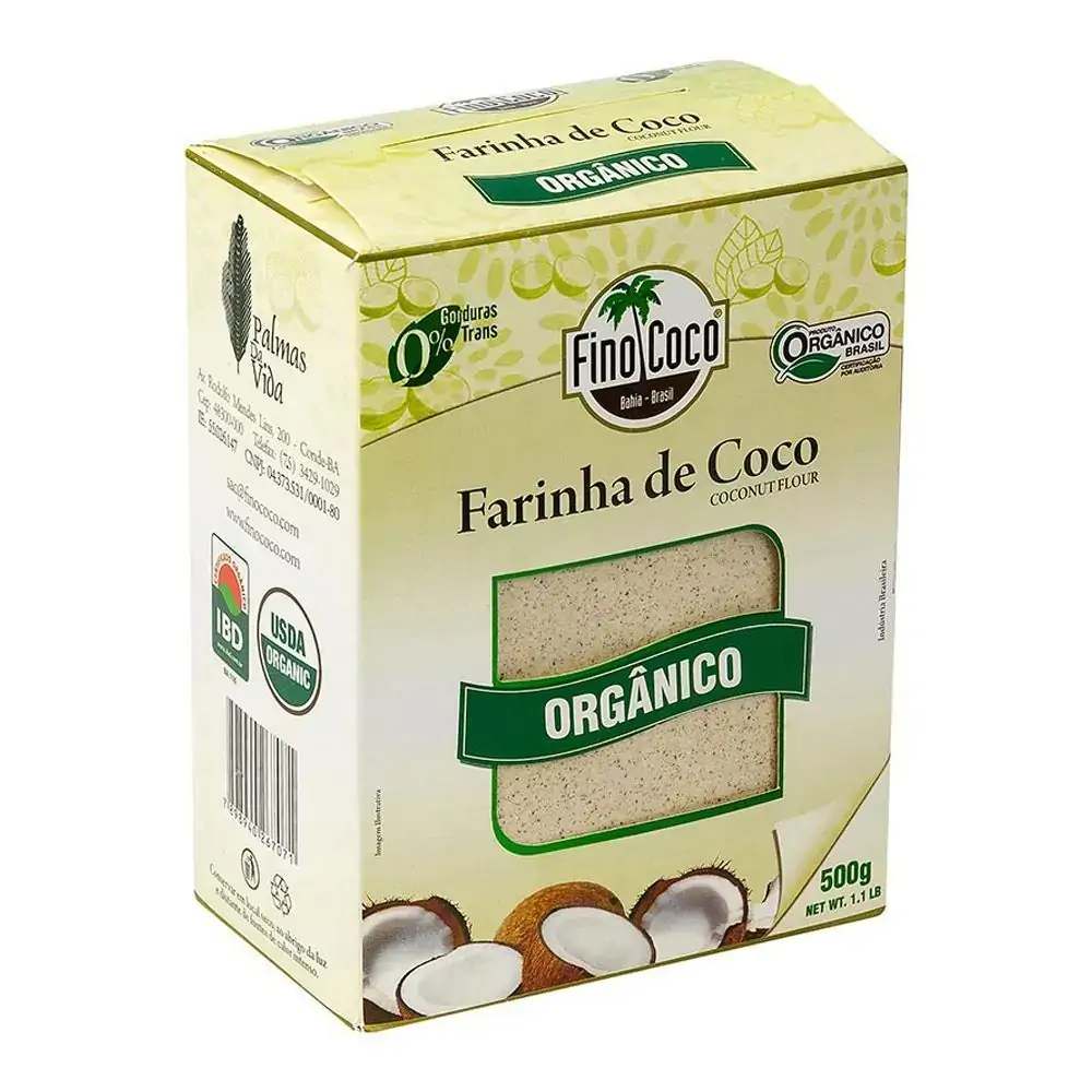 Farinha De Coco Orgânico 500g