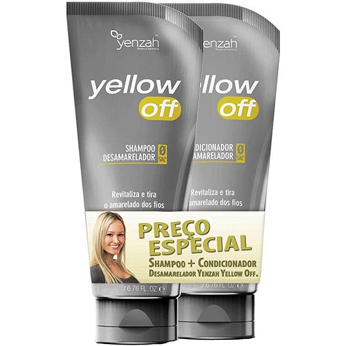 Shampoo Condicionador Desamarelador Yenzah Yellow Off