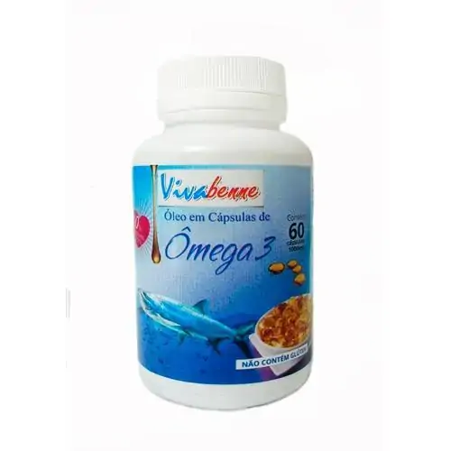 ômega 3 Vivabenne Com 60 Caps 1000mg Ativiva
