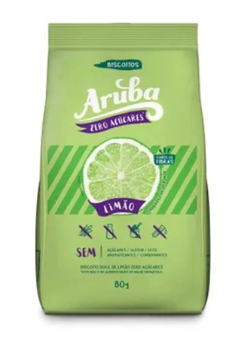 Aruba Biscoito Sabor Limao 30g