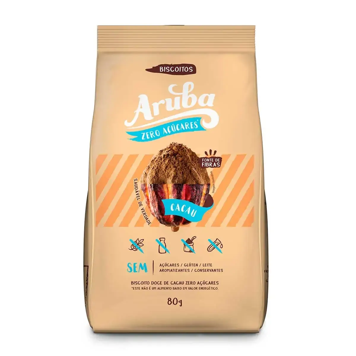 Aruba Biscoito Sabor Cacau 30g