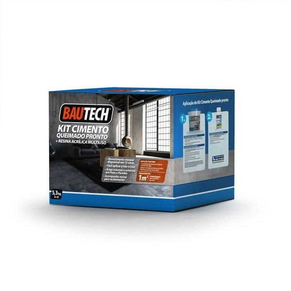 Cimento Queimado Marrom 5kg Bautech