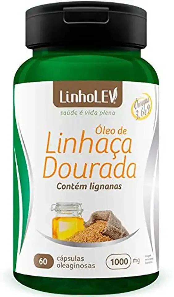 Linhaça Dourada 60 Cápsulas Linholev