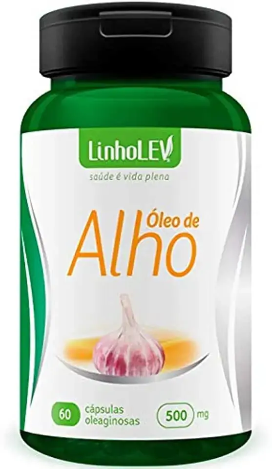 Oleo De Alho 60 Caps 500mg Linho Lev