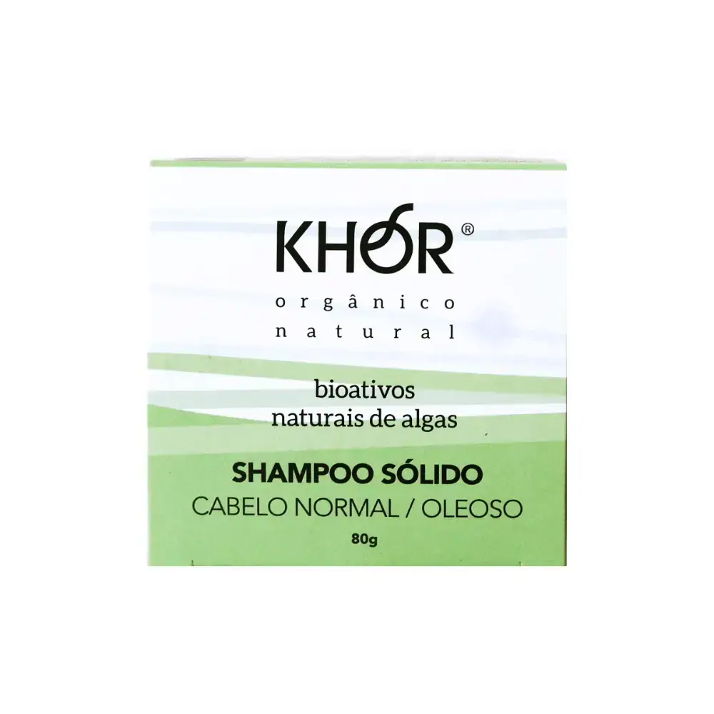 Shampoo Sólido para Cabelos Secos 80g - Khor