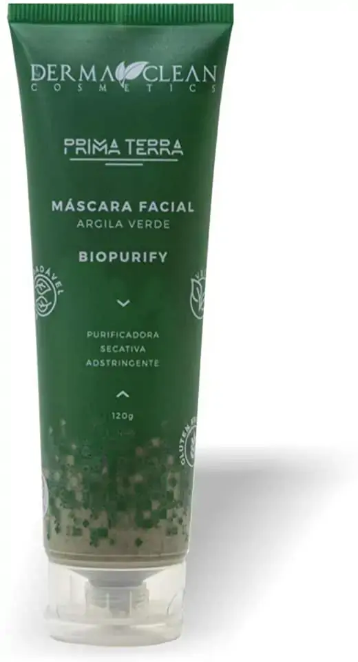 Mascara Facial Argila Verde 100g Derma Clean