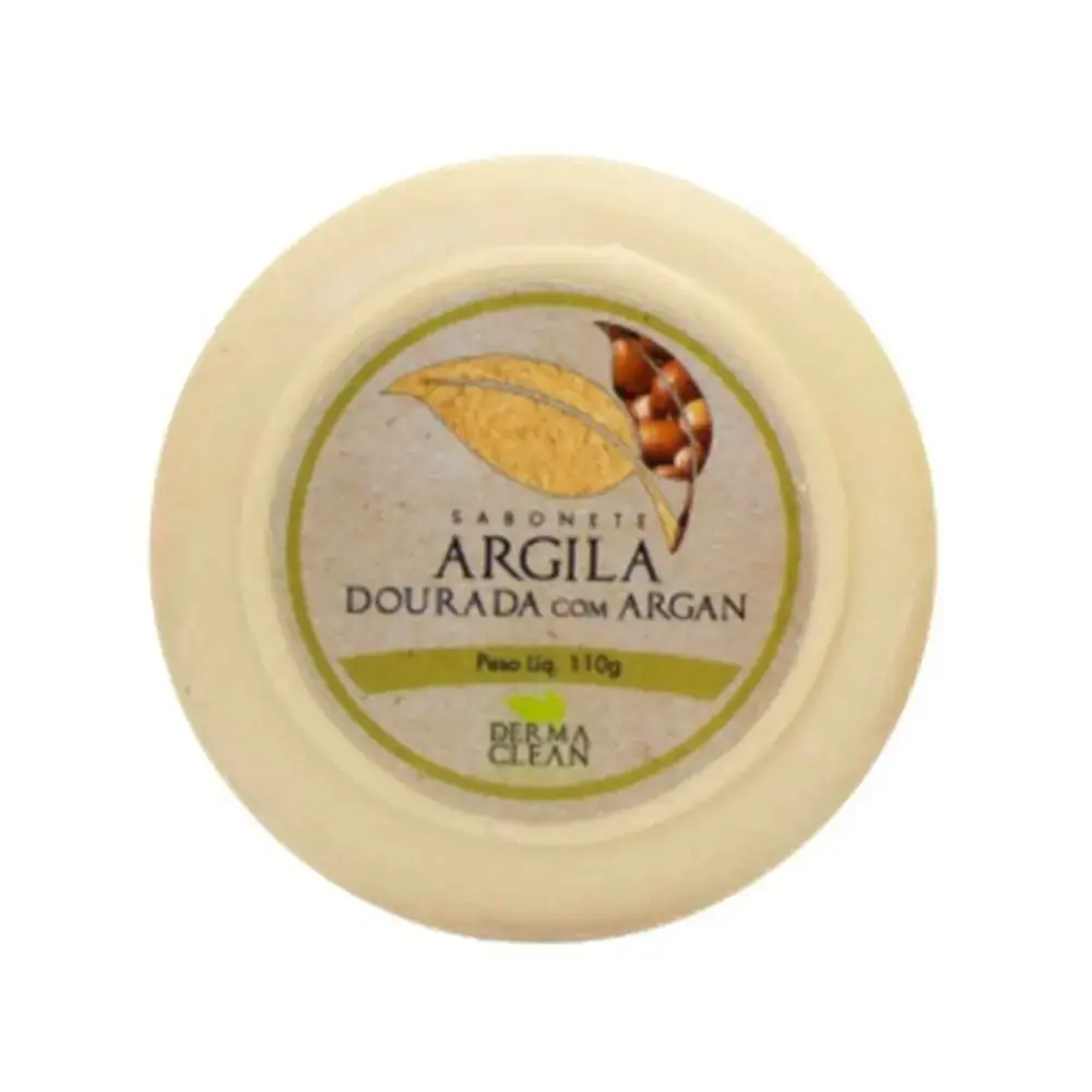 Sabonete Argila Dourada Argan 110g Derma Clean