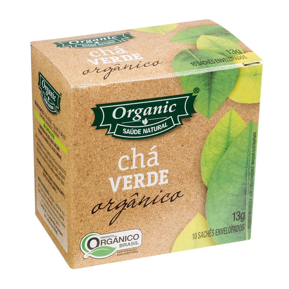 Chá Verde Orgânico Organic 10 Sachês