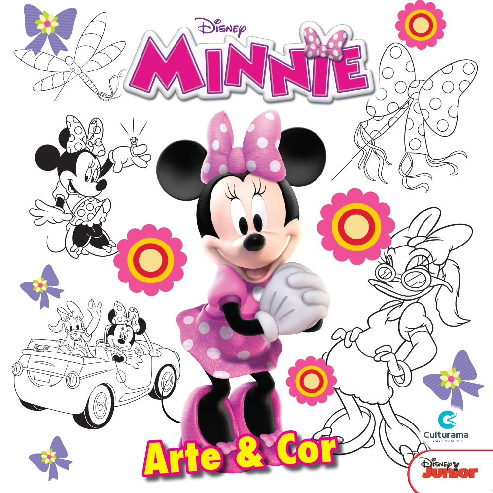 Livro Culturma Arte E Cor Disney Minnie