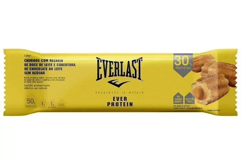 Barra de Proteína Everlast | Sabor Churros - 01 unidade