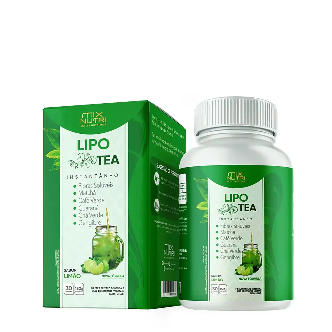 Chá Lipo Instantâneo Limão Mix Nutri Caixa 150g