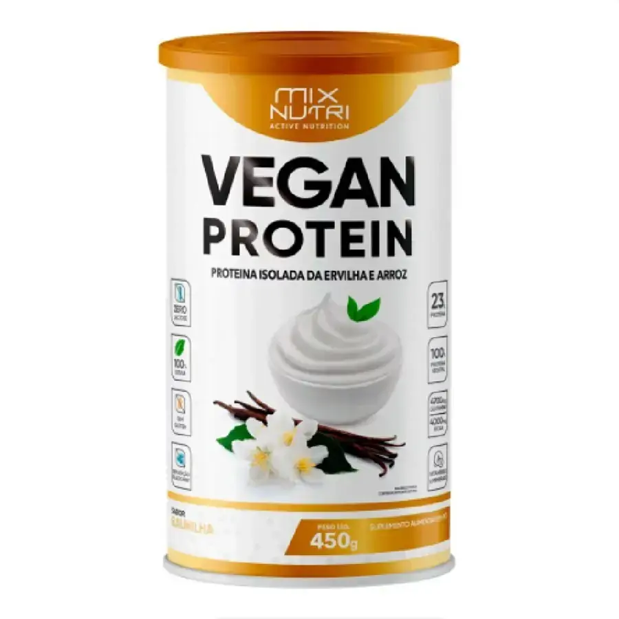 Proteina Vegana Baunilha Mix Nutri 450g