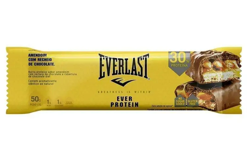 Barra de Proteína Everlast | Sabor Amendoim - 01 unidade