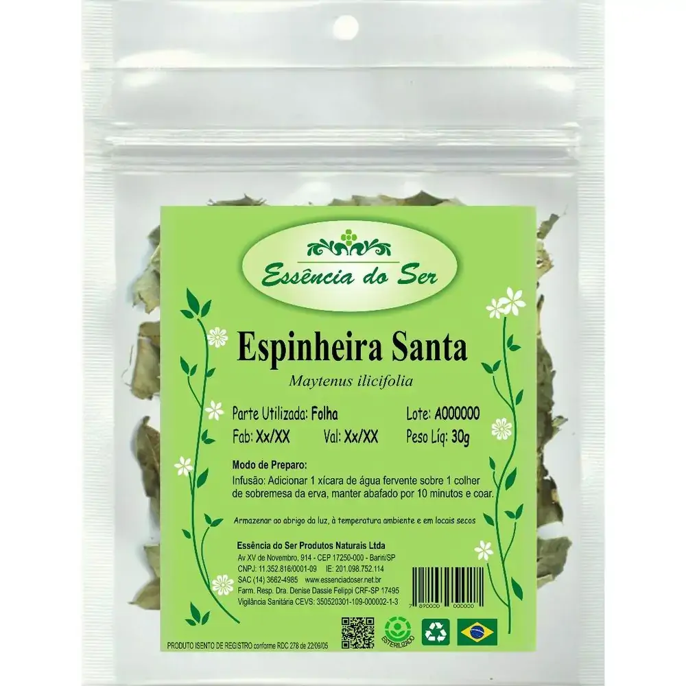 Espinheira Santa 30g Essencia Do Ser